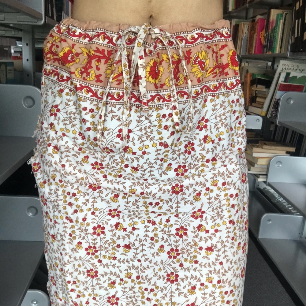 Bohemian maxi skirt